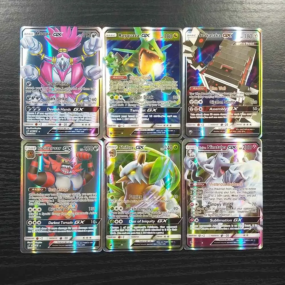 TAKARA TOMY TAG TEAM Collects Battle Shining Card Deck настольная игра Детские игрушки Подарки Карты Покемон 100 GX флэш-карты