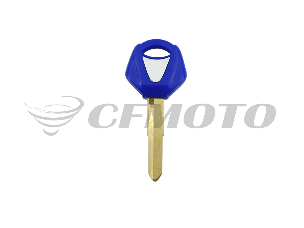 Blue Мотоцикл нерезанное лезвие правый слот ключ embryo для Yamaha YZF FJR 1300 XJR 1300 MT-07 MT-09 XJ6 TMax FZ8 FZ6 R1 R3 R6 MT 07 09 - Цвет: Blue