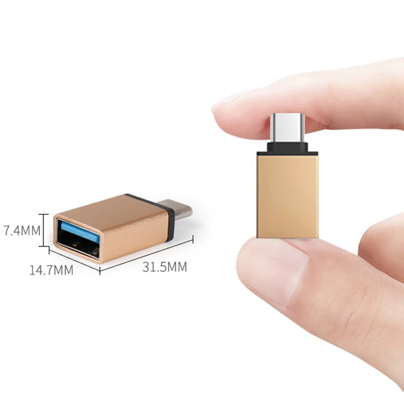 Новая мода USB-C OTG адаптер для передачи данных USB 3,1 type C штекер USB 3,0 A Женский кабель конвертер