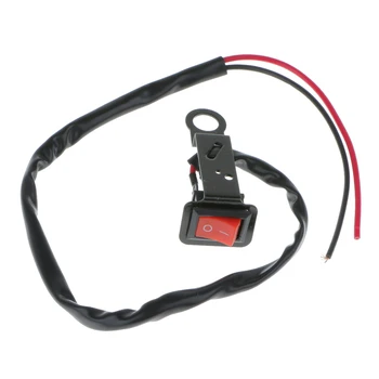 

Motorcycle ATV Bike Handlebar Hazard Light ON-OFF Switch Button