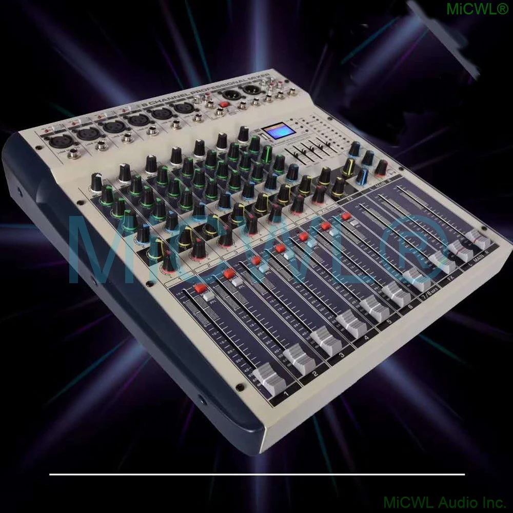 Beautiful High Power Mixer 2400W Amplifier 8