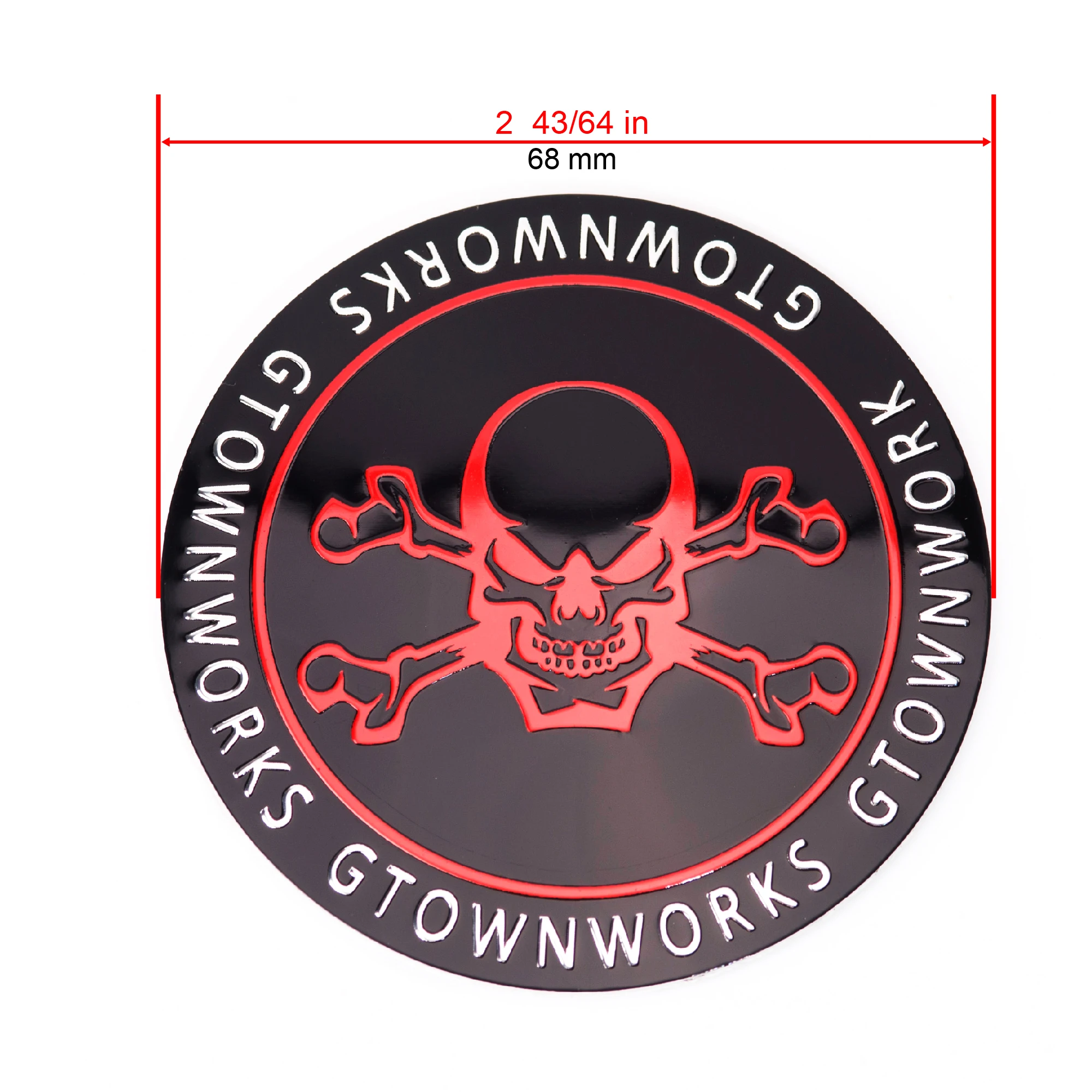 Lot De 4 Autocollants Pour Cache-moyeu De Voiture 56 Mm Pour