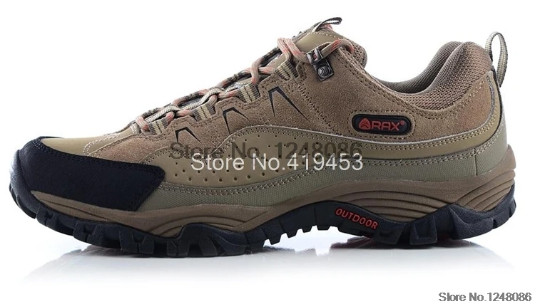 Rax кожаные походные ботинки мужские легкие уличные треккинговые кроссовки мужские ботинки на шнуровке для альпинизма удобная обувь D0617