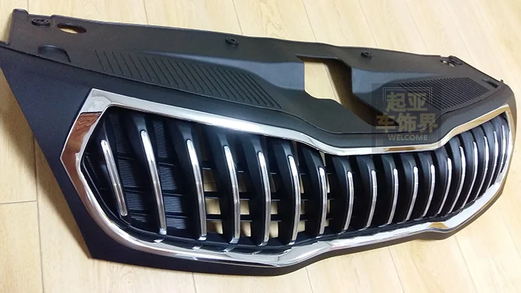 Передняя крышка решетки автомобиля ABS Материал Tiger Racing Grills продукты аксессуары Подходит для KIA Rio K2 2012- Z2AAA067