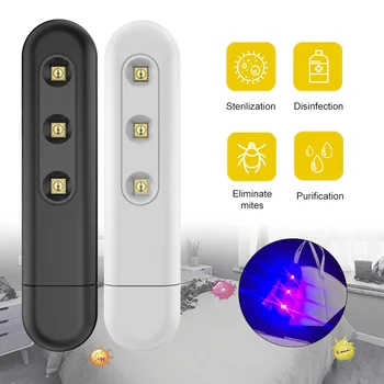 

UV Light Sanitizer Wand Ultraviolet Disinfection Lamp USB Charging UVC Sterilizer Light UVC Ultraviolet UV Light For Home Travel