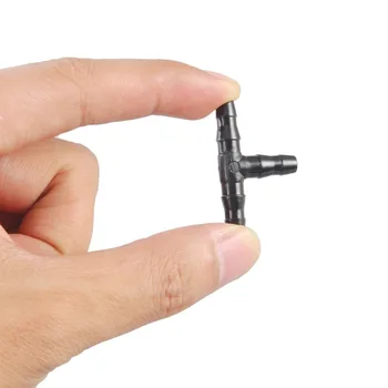 

50pcs Agricultural Garden Irrigation 1/4 Barb Drip Tee Connector Garden Watering Supplies Fittings Agriculture Irrigation Pipe