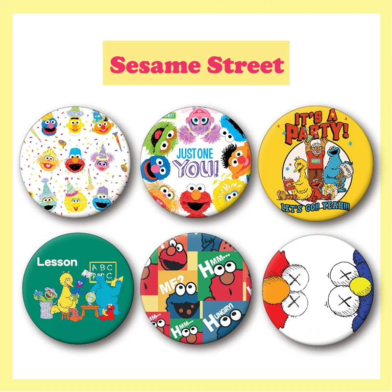 

Nengdou T16 Round Badge Cartoon Brooch For Clothes Backpack Icon Cute Brooch Street Fashion Pin Decoration For Children