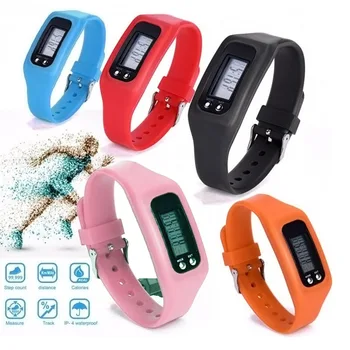 

Digital LCD Pedometer Run Step Walking Distance Calorie Counter Sport Watch Bracelet SEC88