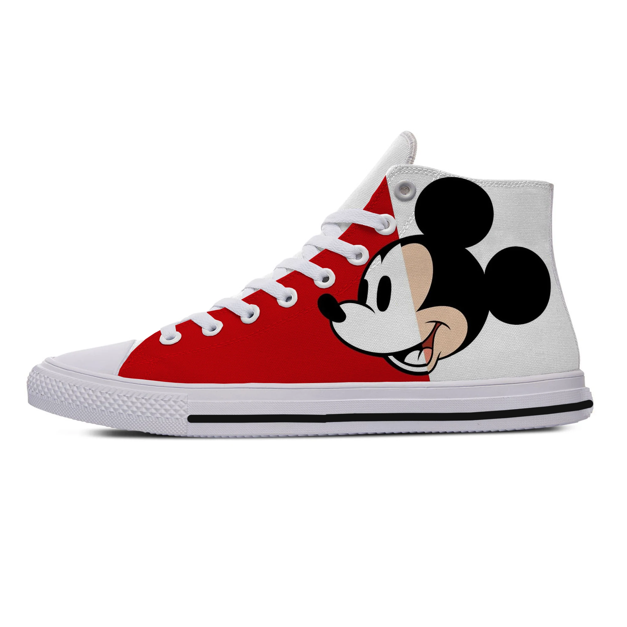 Mickey9 Новинка года; обувь с Микки Маусом; Женская Легкая классическая обувь с принтом; дышащая модная парусиновая обувь; мужские кроссовки с Микки Маусом - Цвет: Mickey9