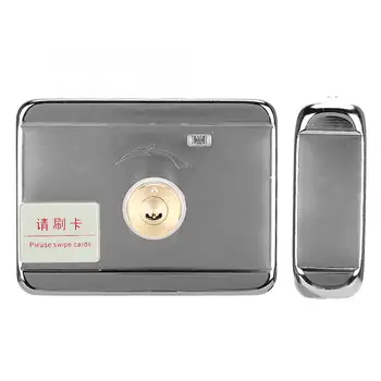 

Stainless Steel Electric Door Silence Lock Double-Sided ID Card with Remote Controller ID Card Lock