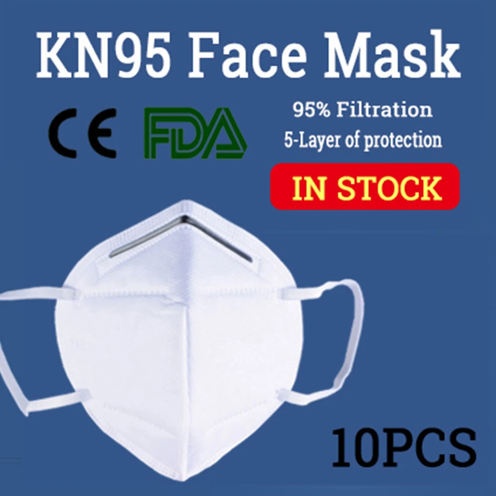 

Elastic Mouth KN95 Mask Soft Breathable Face Mouth Mask Anti-Dust PM2.5 Breathing Earloops Masks