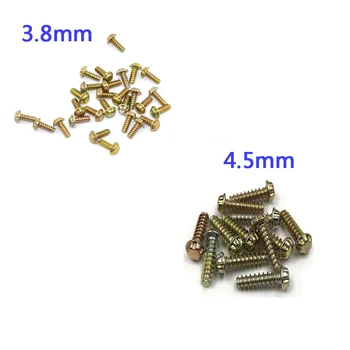 

50 pcs/100 pcs/200 pcs 3.8mm/4.5mm Cartridge Case Screw for NES, SNES, N64, GB Game Cartridge case