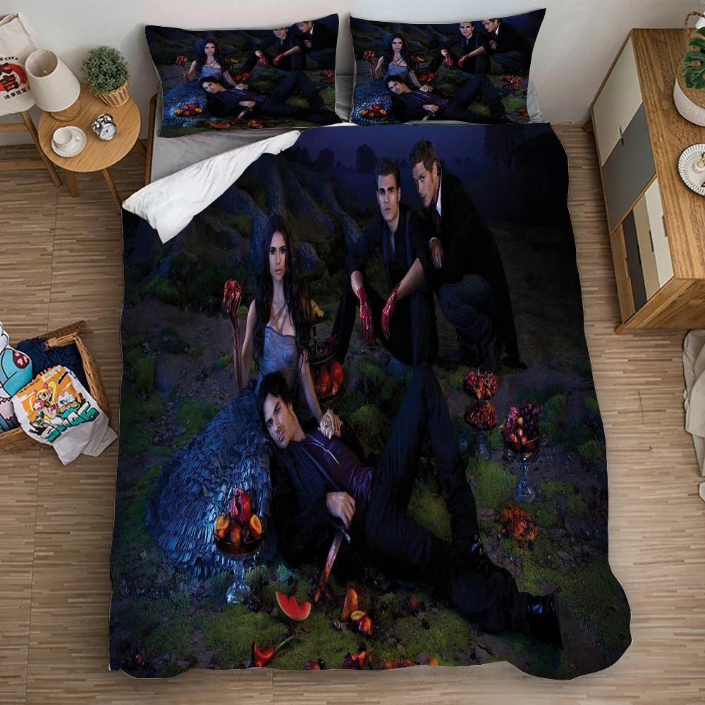 The Vampire Diaries 3d Printed Bedding Cover Bedding Set Duvet Cover