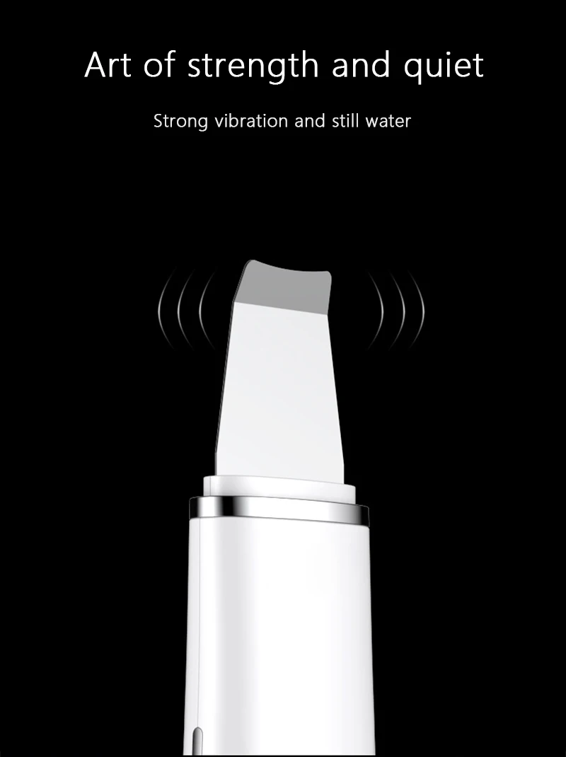 Ultrasonic Face Cleaning Machine Skin Scrubber Facial Cleaner Peeling Remove Blackhead Pore Cleaner Rechargeable Skin Care Tools
