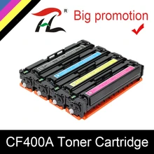 YLC CF400A CF401A 402 403A 201A совместимый цветной тонер-картридж для hp color LaserJet Pro M252dn M252n MFP M277dw M277n M274n