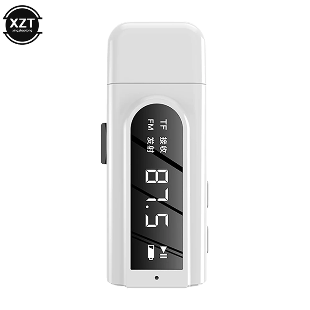USB Bluetooth 5 0 приемник передатчик светодиодный дисплей MP3 плеер Aux автомобильный FM ТВ