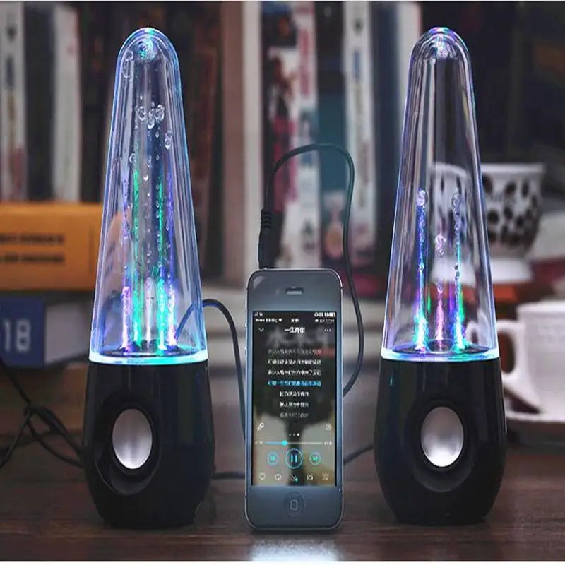 Светодиодная Колонка фонтан для танцев на воде объемный Hi Fi сабвуфер с 3D эффектом