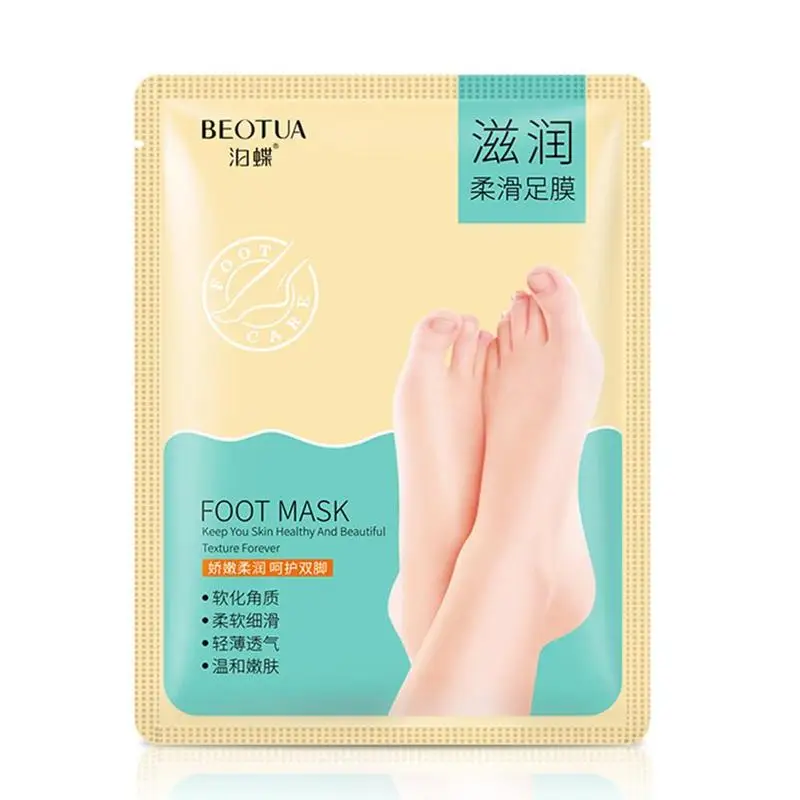 Foot film Увлажняющая маска для ног увлажняющая отшелушивающая маска против трещин отбеливающая маска для ног Уход за ногами - Цвет: Foot film