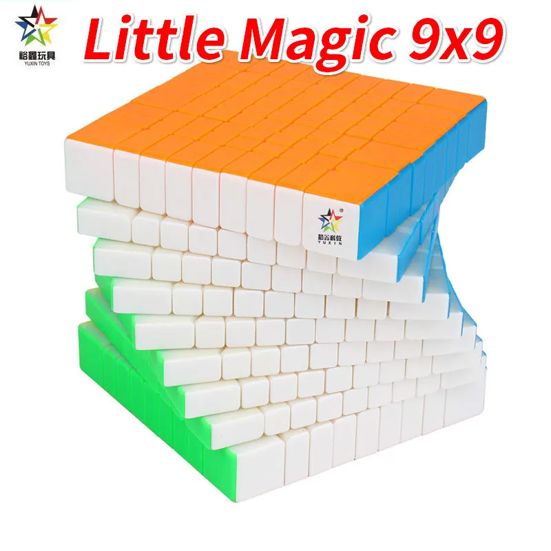 

New Yuxin Little Magic 9x9 9Layer Cube Stickerless Professtional Zhisheng CubePuzzle 9x9x9 Children Kids Cubo Magico Gift