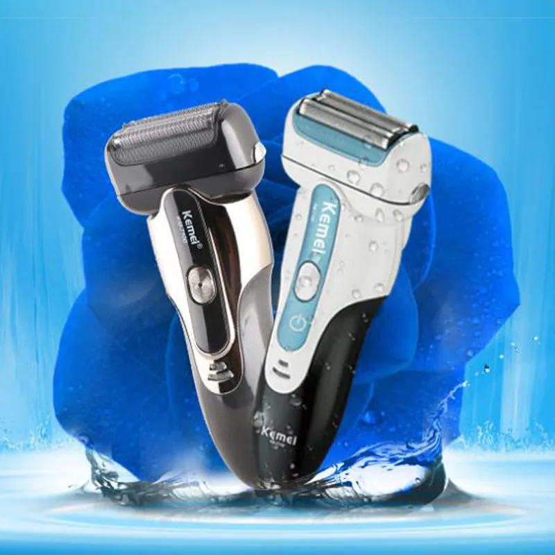 

kemei electric Shaver KM-7100 electric men razor beard trimmer triple Blades shaving waterproof rechargeable