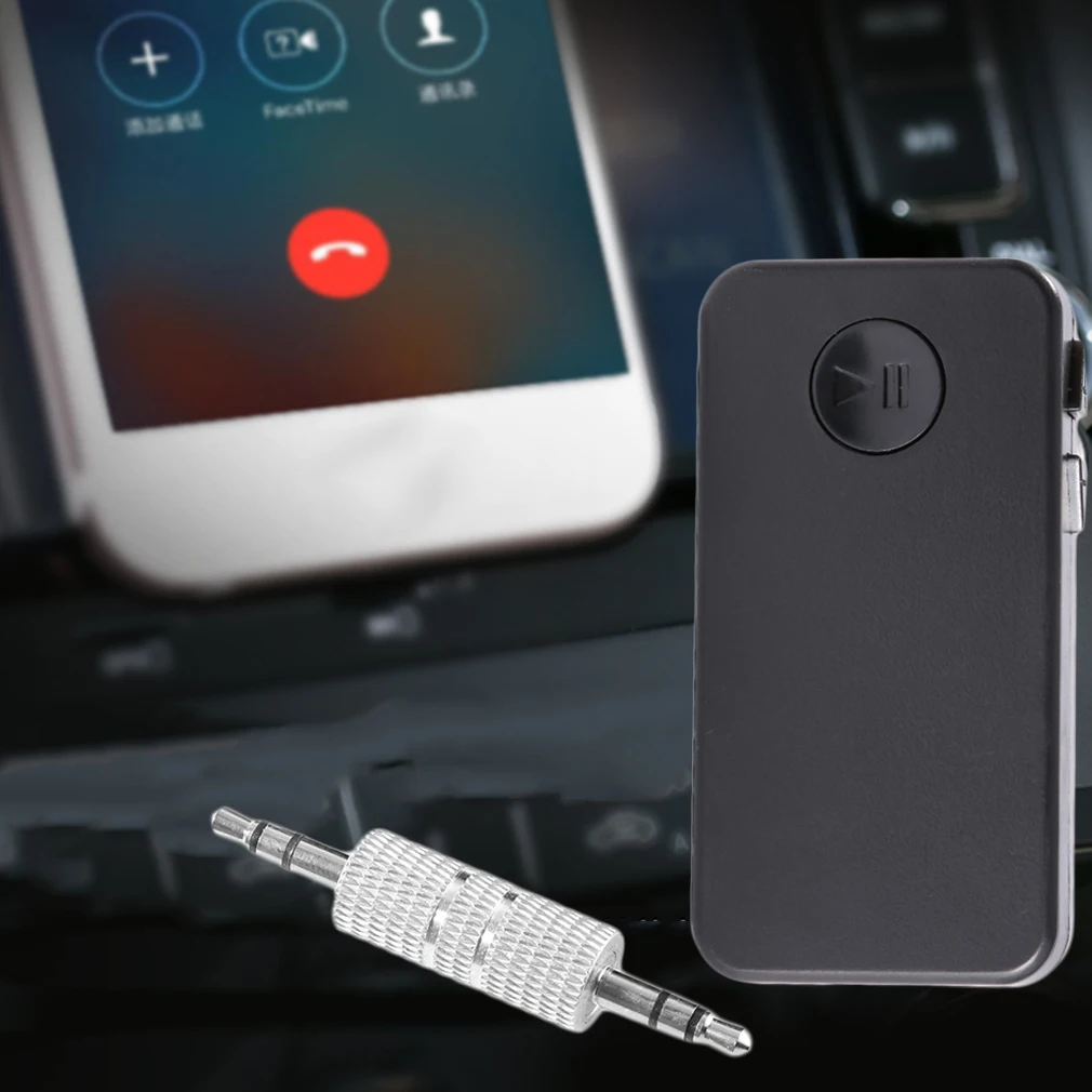 Мини Hands Free аудио Автомобиль-Стайлинг 3,5 мм стерео выход приемник потокового воспроизведения музыки беспроводной адаптер