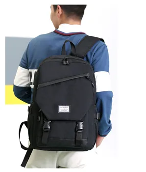 

Men Business Laptop Backpack Waterproof Large Casual Style Male Student Bag Outdoor Travel Backpack With USB #G2