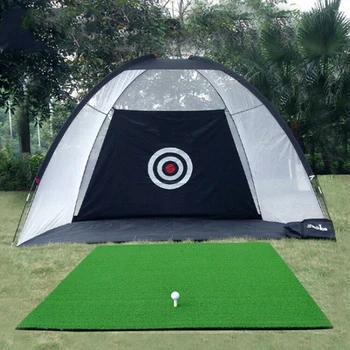 

2m Foldable Outdoor Indoor Golf Net Cage Golf Hitting Net Pop Up Driving Chipping Practice Net Training Equipment