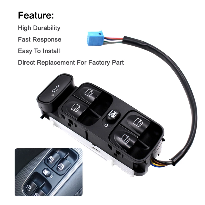 YAOPEI A2098203410 A2038200110 NEW Power Control Window Switch For MERCEDES C CLASS W203 C180 C200 C220 2038210679 A2038210679 | Автомобили