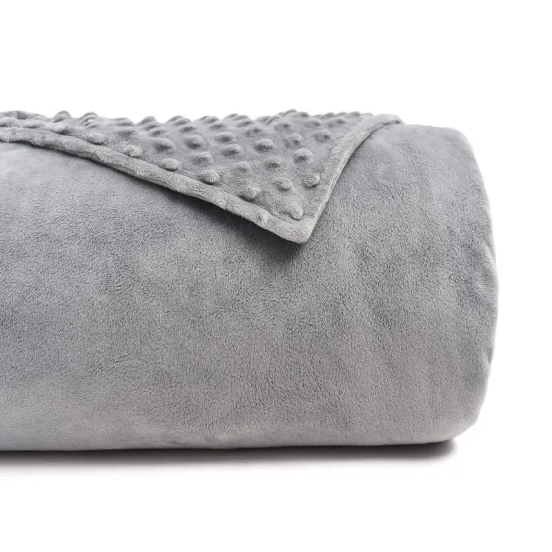 1 шт. утяжеленное одеяло для взрослых гравитационное одеяло s декомпрессия сна помощь давление утяжеленное одеяло серый пенопласт пододеяльник