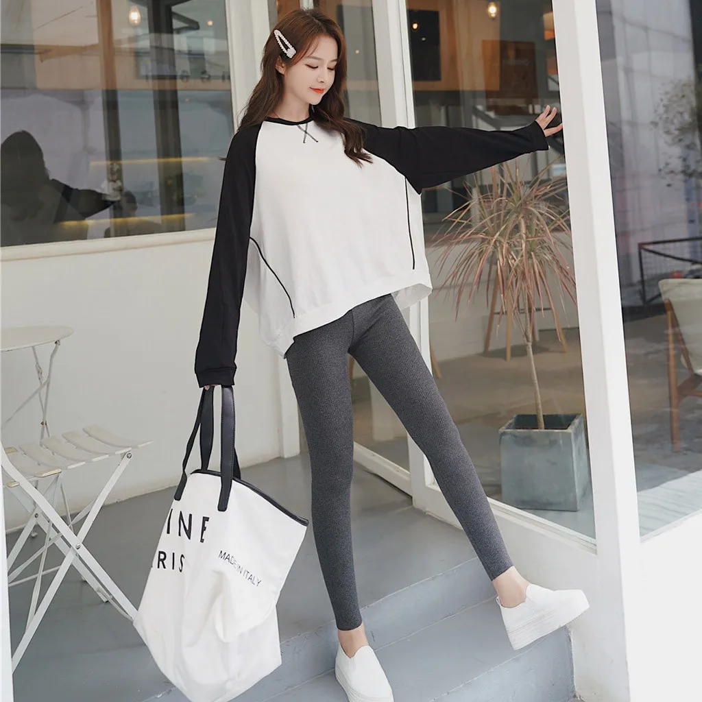 Модные женские осенние и зимние обтягивающие Стрейчевые брюки большого размера, сексуальные леопардовые леггинсы, хлопковые брюки с резьбой, бесшовные леггинсы