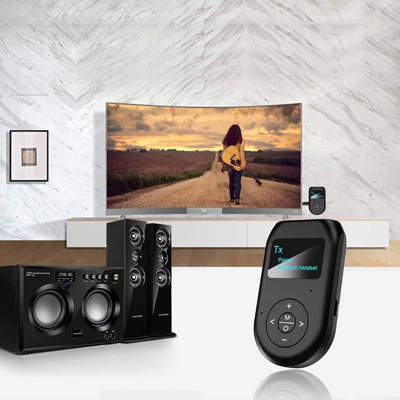 2 в 1 USB Bluetooth 5 0 аудио приемник Мини 3 мм Aux автомобильный беспроводной передатчик