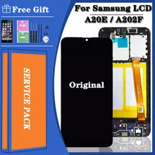 

3A+ Original A20E LCD For Samsung Galaxy A20E Display With Frame 5.8" SM-A202F A202DS A202F/DS A202 LCD Screen Touch Screen