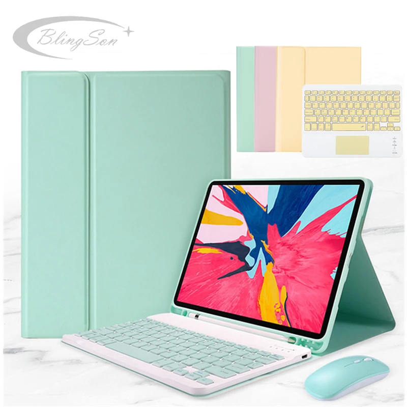 

Keyboard Case For iPad Air4 10.9 8th Gen 2020 Touchpad Backlit Keyboard for iPad 10.9 inch Air 4 A2324 A2072 Leather Cover Mouse