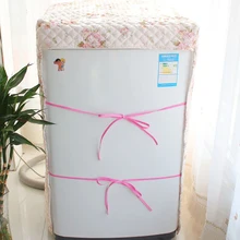 1 шт. Водонепроницаемый Автоматическая стирка стиральная машина крышка кружева цветок лист протектор чехол бытовые товары