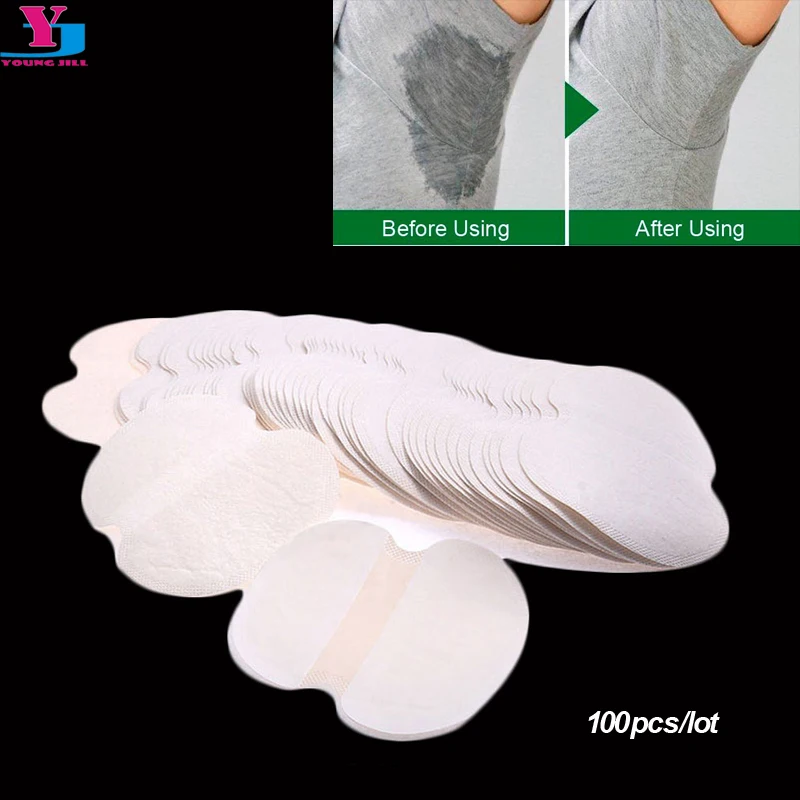 100 шт(50 пар) подмышечные подушечки для пота летние одноразовые подмышечные впитывающие анти дезодорант от пота Защита унисекс