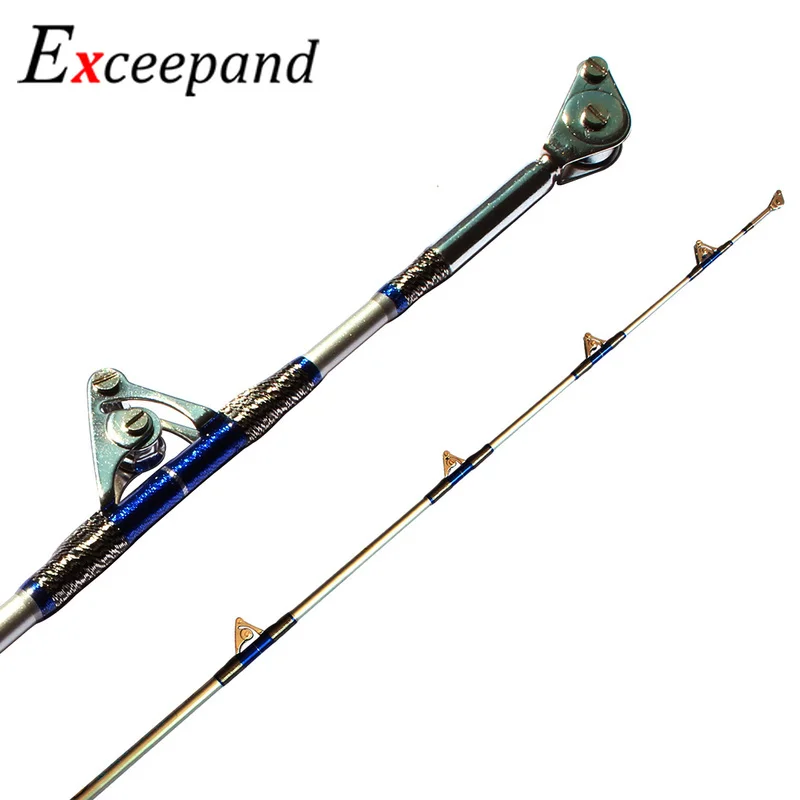 Rod Exceepand 50 LBS Троллинг удочка 1,8 M-2,1 M большая игра сверхмощный углеродный Морской Катер