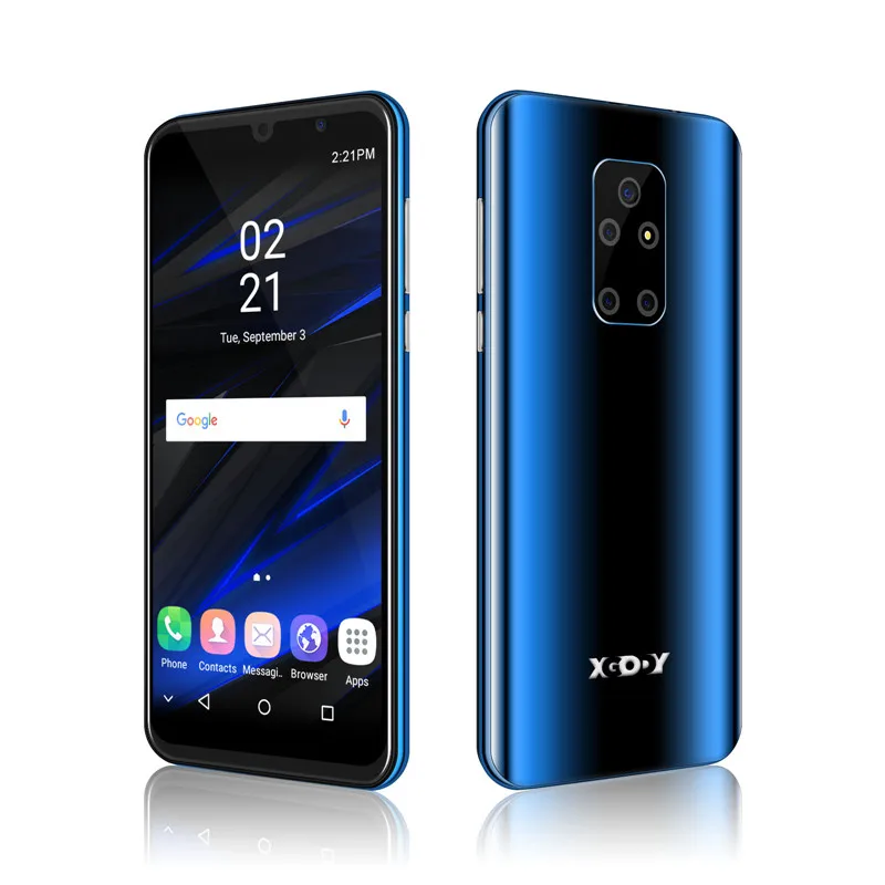 Xgody-teléfono inteligente 3G, Android 8,1, pantalla completa de 5,5 pulgadas, Dual SIM, 1GB RAM, 8GB rom, Quad Core, cámara de 5,0mp, batería de 2200mAh