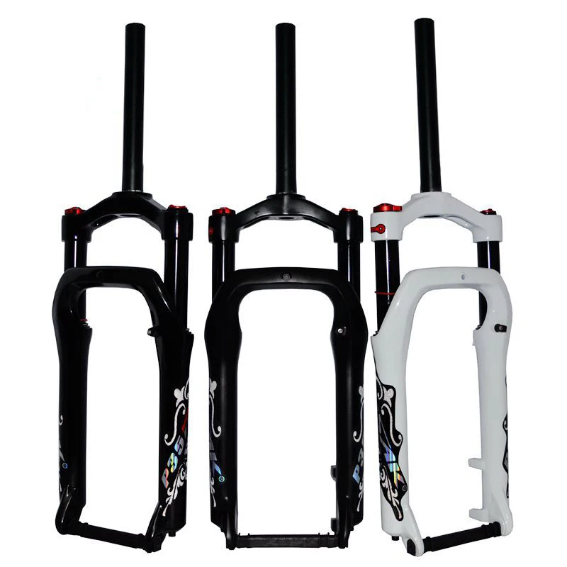 MTB Cruiser Forcella Moutain Bicicletta 20 pollici Fat Bike Forcella Aria  Sospensioni Forcelle In Lega di Alluminio di Blocco Per 20x4.0 \
