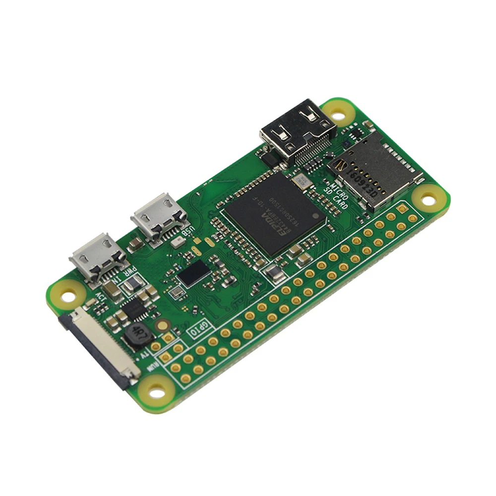 Raspberry Pi Zero W (беспроводной) Процессор 1G Hz 512M RAM встроенный Wi Fi Bluetooth 1080P видео выход