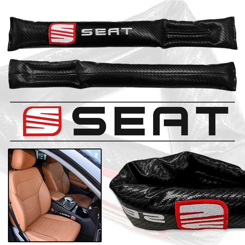 

High Quality Car Badge Car Seat Cushion Crevice Gap Stopper for Seat Leon Ibiza Alhambra Niva Kalina Priora Granta Largus