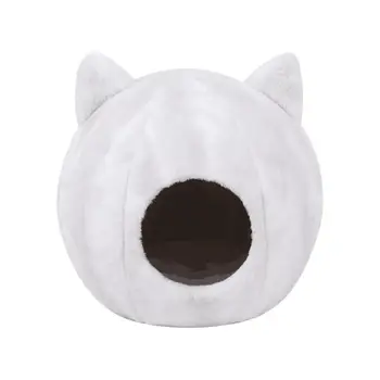 

1 Pc Pet Bed Creative Head Shape Half Closed Style Cat House Bed for Home Pets