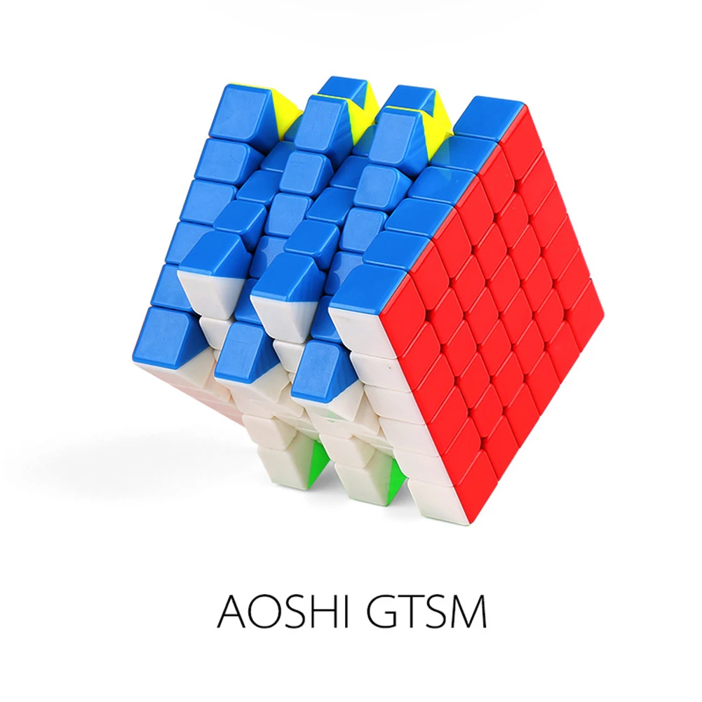 MOYU AOSHI GTS M 6X6 Cube Магнитная Магическая Скорость Куб наклейка профессиональная Головоломка Куб игрушки для детей