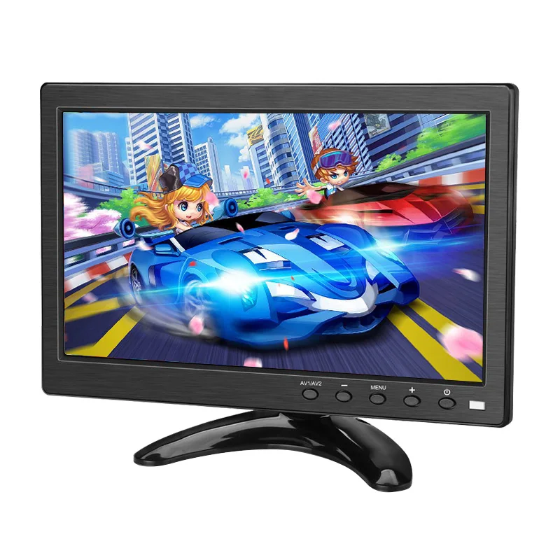 Продажа 1920x1200 ips 10,1 font b lcd b font HD сенсорный экран монитор компьютер ПК экран 2 канала видео в безопасности монитор с динамиком HDMI VGA USB