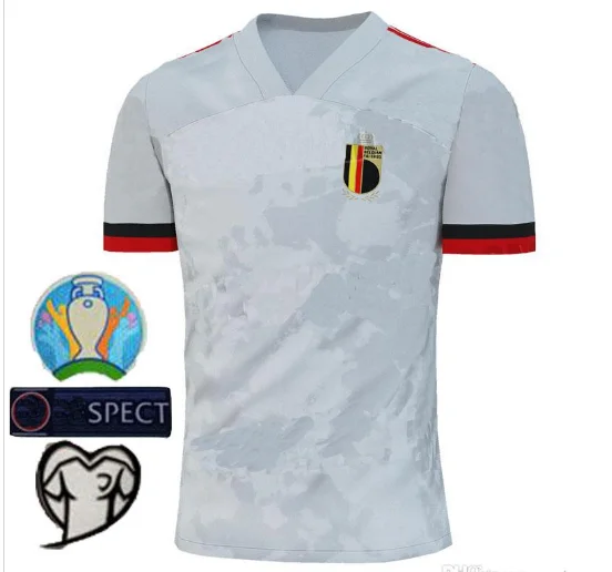 19 20 home red Off gray DE BRUYNE R. LUKAKU E. HAZARD kompani Belgium рубашка M. DEMBELE New Belgium евро футбольная майка - Цвет: shirt