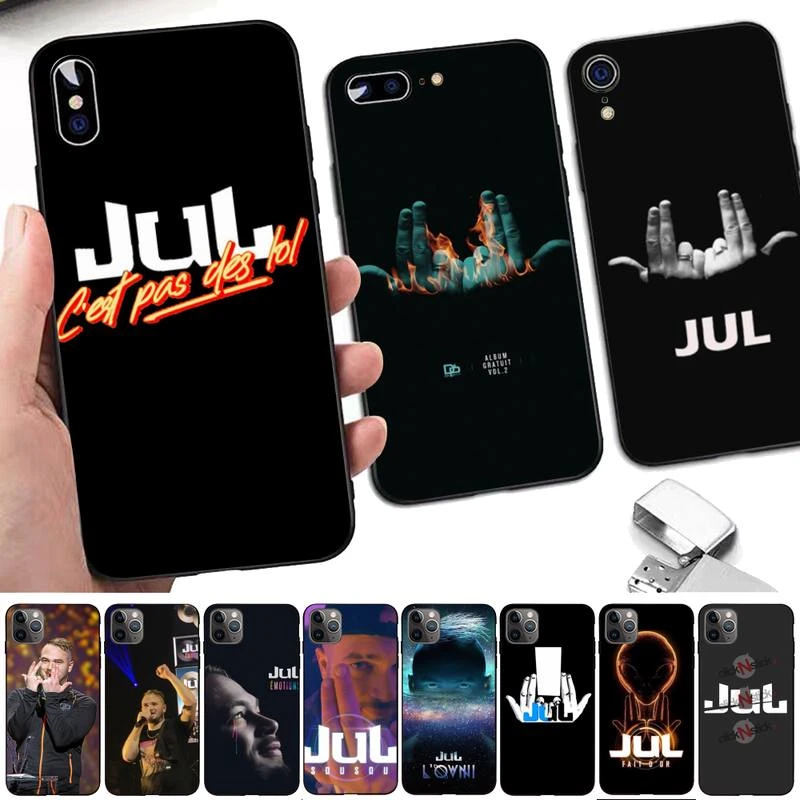 TOPLBPCS JuL C'est Pas Des Lol Phone Case for iPhone 11 12 13 mini pro XS MAX 8 7 6 6S Plus X 5S SE 2020 XR case iphone 13 pro max case leather