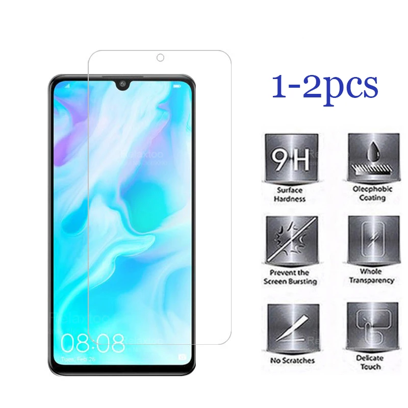 Закаленное стекло для huawei p30 lite 1-2 шт. | Мобильные телефоны и аксессуары