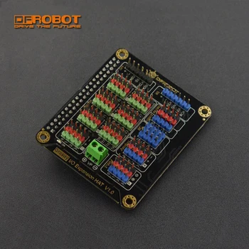 

DFRobot IO Expansion HAT for Raspberry Pi 4B 3B+ with digital analog port PWM IIC UART SPI IIS support Gravity Sensor module