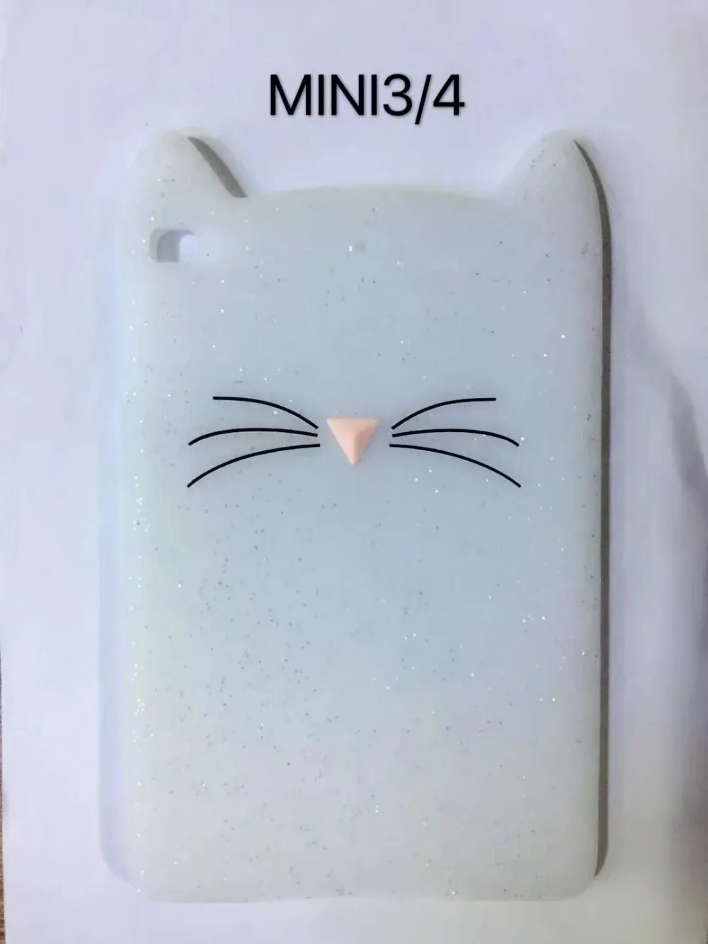 Ультра тонкий милый Кот из мягкого силикона с узором резиновый чехол для Apple Ipad Mini 1 2 3 4 7,9 дюймов планшет Coque Funda
