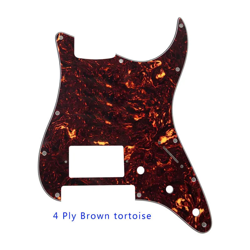 Custom Pleroo Guitar Pickguard-для США 11 винтовых отверстий Stratocaster с Floyd Rose Tremolo Bridge PAF Humbucker H царапина пластины