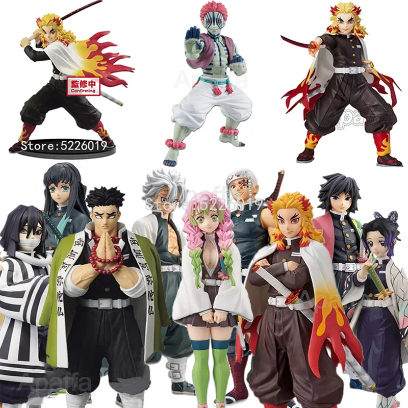 cm Kimetsu No Yaiba Anime Figure Vibration Stars Rengoku Kyoujurou Figure Artfx J Demon Slayer Agatsuma Zenitsu Figurine Toys Action Figures Aliexpress